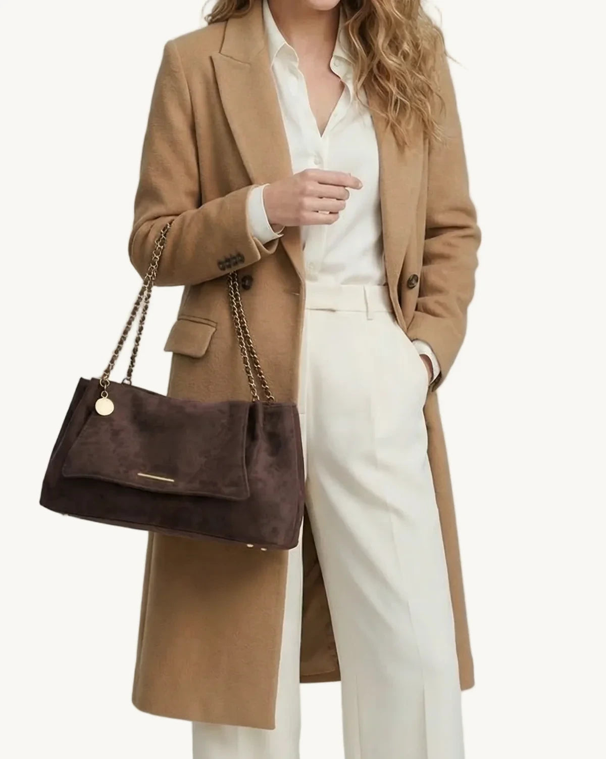 Victoria Flap Shoulder Bag Mocha