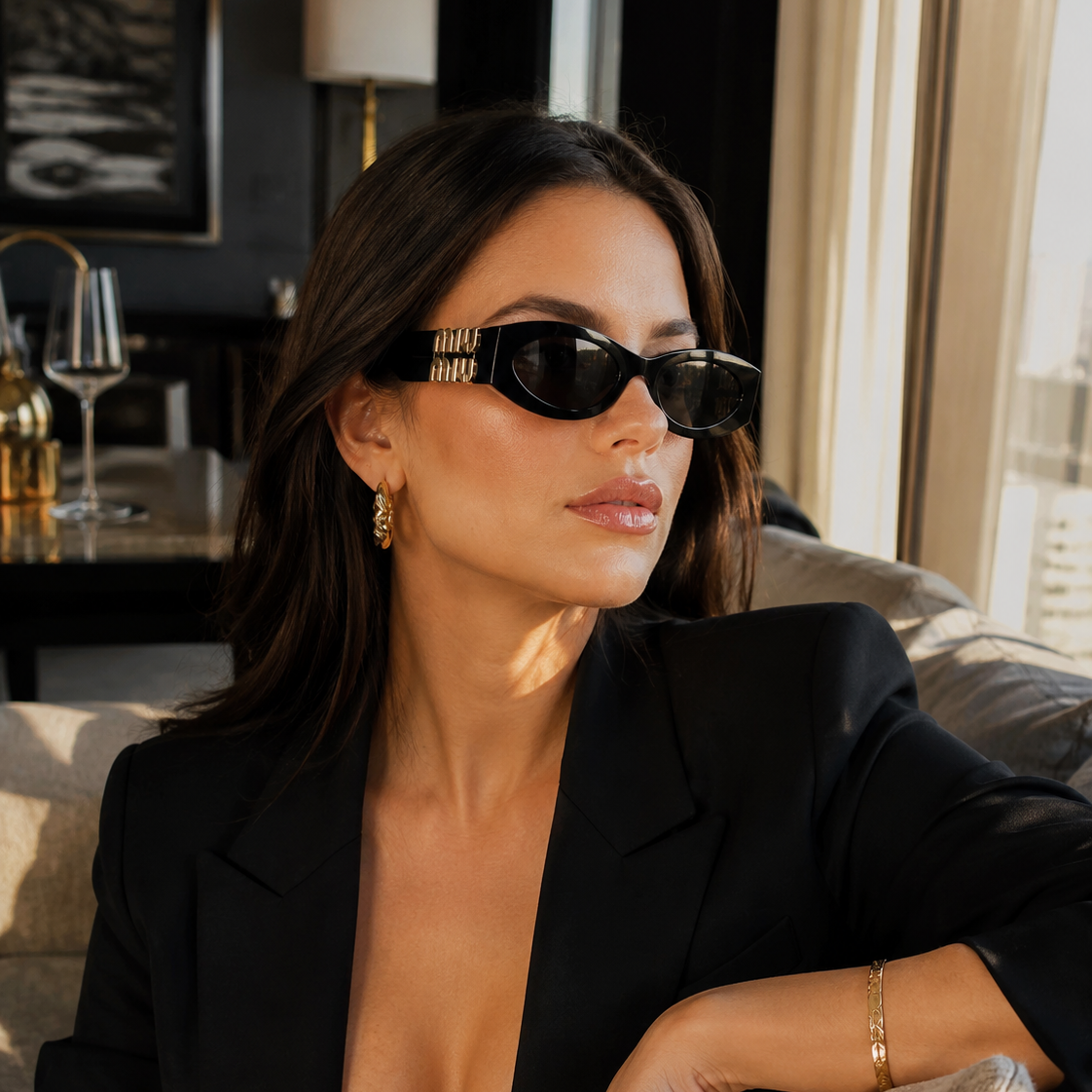 Miu Cat-Eye Sunglasses