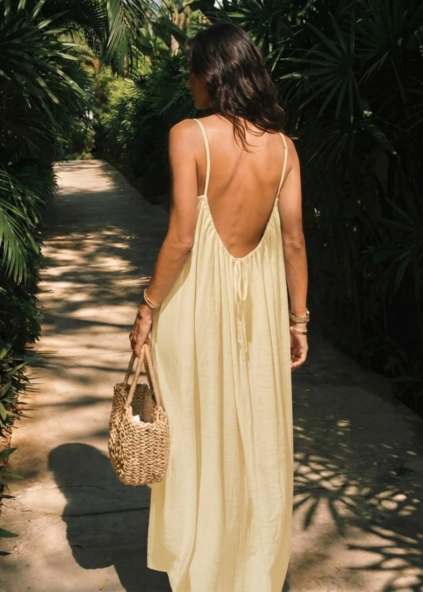 Hayley Backless Cami Dress